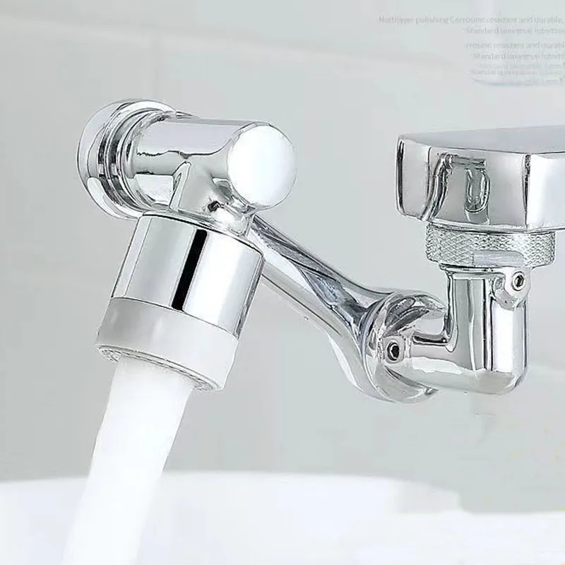 Metal 1080° Rotatable Faucet Aerator, Universal Splash Filter Nozzle with 2 Water Flow Modes for Kitchen and Bathroom Sinks
Metal 1080° Rotatable Faucet Aerator, Universal Splash Filter Nozzle with 2 Water Flow Modes for Kitchen and Bathroom Sinks