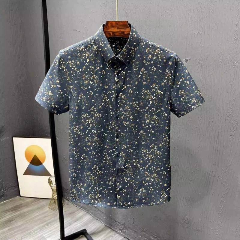 Men's 2026 Summer Floral Print Short Sleeve Shirt Casual Fashion Button Down Shirts for Young Men
Men's 2026 Summer Floral Print Short Sleeve Shirt Casual Fashion Button Down Shirts for Young Men