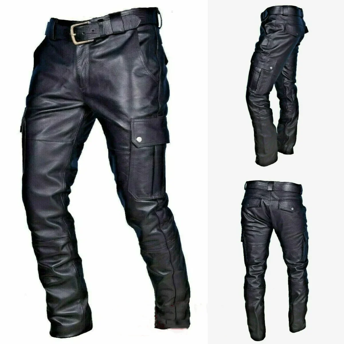 2023 Spring and Autumn Men's New Fashion Casual European and American Color PU Strap Casual Leather Pants
2023 Spring and Autumn Men's New Fashion Casual European and American Color PU Strap Casual Leather Pants