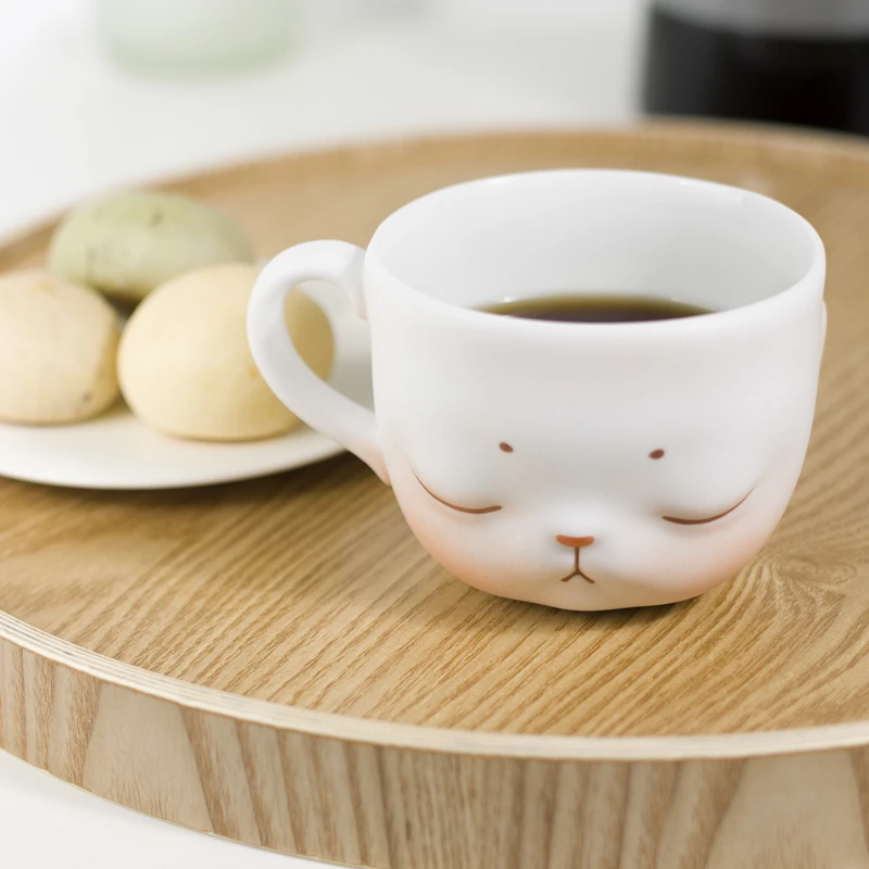 Rabbit Creative Ceramic Cups Design Niche Hand-made Ceramic Cups Mark Cups Exquisite Coffee Cups Kitchen Supplies Teacups
Rabbit Creative Ceramic Cups Design Niche Hand-made Ceramic Cups Mark Cups Exquisite Coffee Cups Kitchen Supplies Teacups