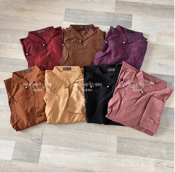 Chinese Women Stand Collar Cardigan Tibetan Shirt Tibetan Clothing
Chinese Women Stand Collar Cardigan Tibetan Shirt Tibetan Clothing