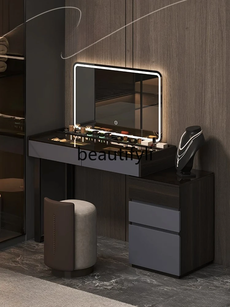 Italian telescopic dresser storage cabinet integrated cosmetic mirror bedroom light luxury solid wood
Italian telescopic dresser storage cabinet integrated cosmetic mirror bedroom light luxury solid wood