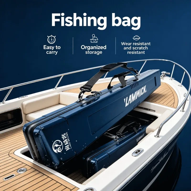 Ultra Light Hard Shell Fishing Rod Bag Portable Lightweight Fishing Gear Storage Bag New Multi Functional Hand Held Rod Case
Ultra Light Hard Shell Fishing Rod Bag Portable Lightweight Fishing Gear Storage Bag New Multi Functional Hand Held Rod Case