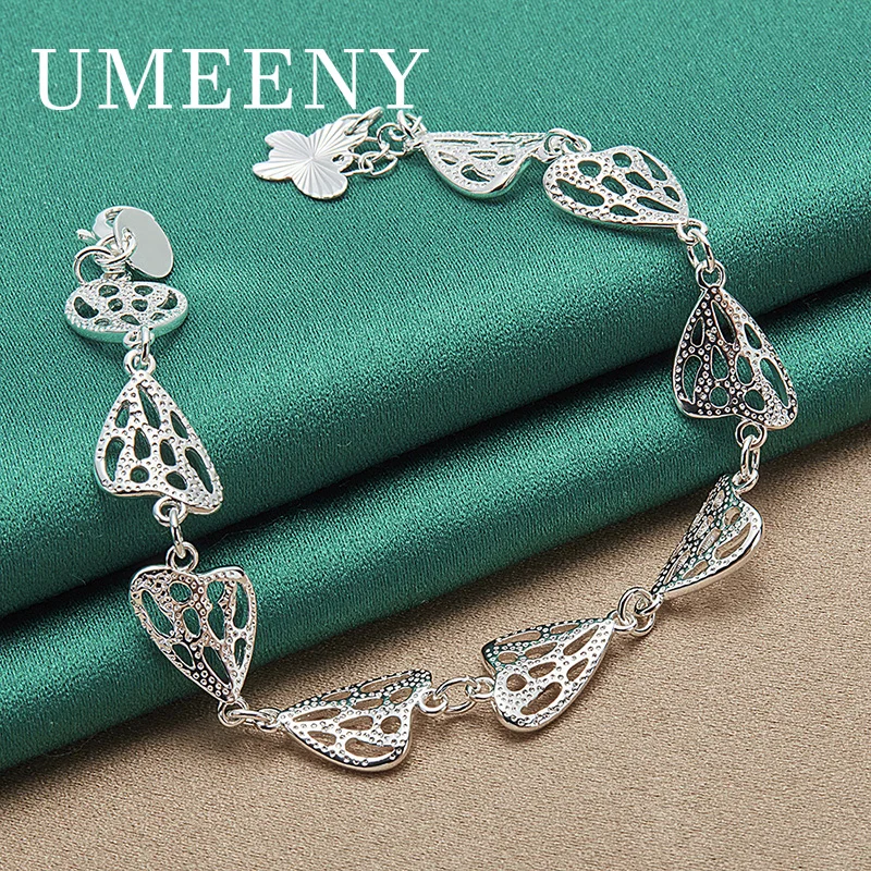 Exquisite 925 Sterling Silver 8 Inch Luxury Geometric Bracelet Women Wedding Party Accessories
Exquisite 925 Sterling Silver 8 Inch Luxury Geometric Bracelet Women Wedding Party Accessories