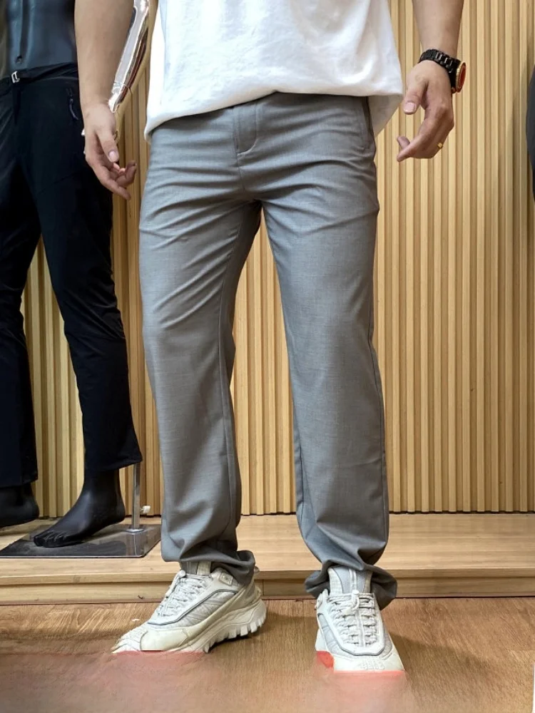 Linen Mix Casual Pants Men's Summer Cool Feeling Skin-friendly Drape Straight Leg Casual Pants Polyester Fiber Blend
Linen Mix Casual Pants Men's Summer Cool Feeling Skin-friendly Drape Straight Leg Casual Pants Polyester Fiber Blend