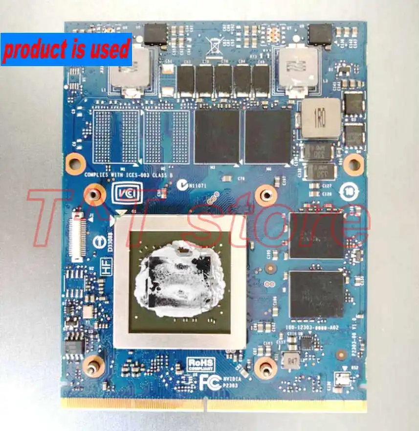 Used GTX 765M GTX765M GDDR5 2GB Video Card MXM SLI For Dell Alienware M15X M17X M18X Laptop Graphics Card Free Shipping
Used GTX 765M GTX765M GDDR5 2GB Video Card MXM SLI For Dell Alienware M15X M17X M18X Laptop Graphics Card Free Shipping