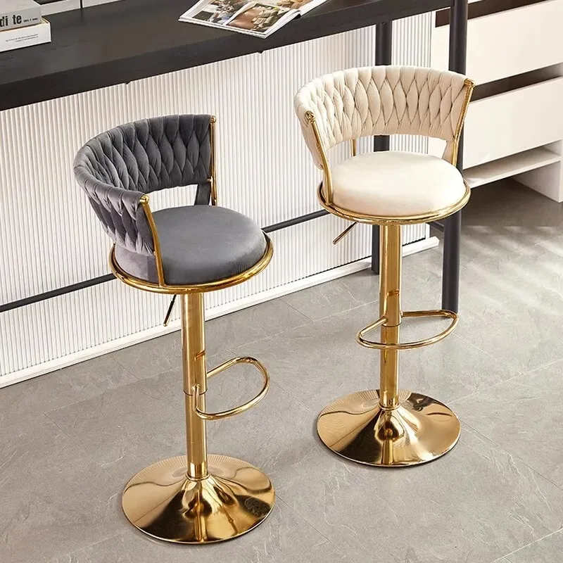Bar high stool, household back chair rotating cashier chair, raised front desk lifting bar chair
Bar high stool, household back chair rotating cashier chair, raised front desk lifting bar chair