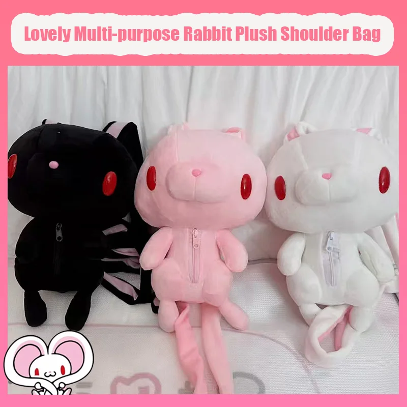 Gloomy Bear General Purpose Bunny Plush Backpack Cute Red Eye Rabbit Cartoon Shoulder Bag Soft Fluffy Casual Daily School Bag
Gloomy Bear General Purpose Bunny Plush Backpack Cute Red Eye Rabbit Cartoon Shoulder Bag Soft Fluffy Casual Daily School Bag