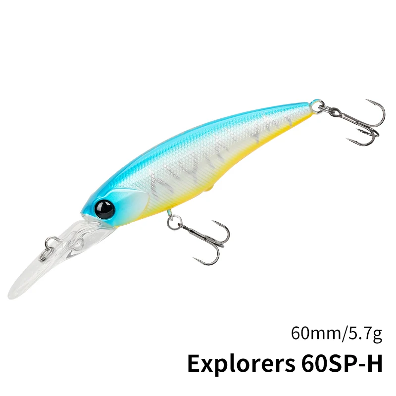 Набор из 4 приманок TSURINOYA Explorers 60SP, 5.7г, 3.7м, для ловли щуки, окуня, голавля, искусственная приманка-минноу, жесткая приманка
Набор из 4 приманок TSURINOYA Explorers 60SP, 5.7г, 3.7м, для ловли щуки, окуня, голавля, искусственная приманка-минноу, жесткая приманка