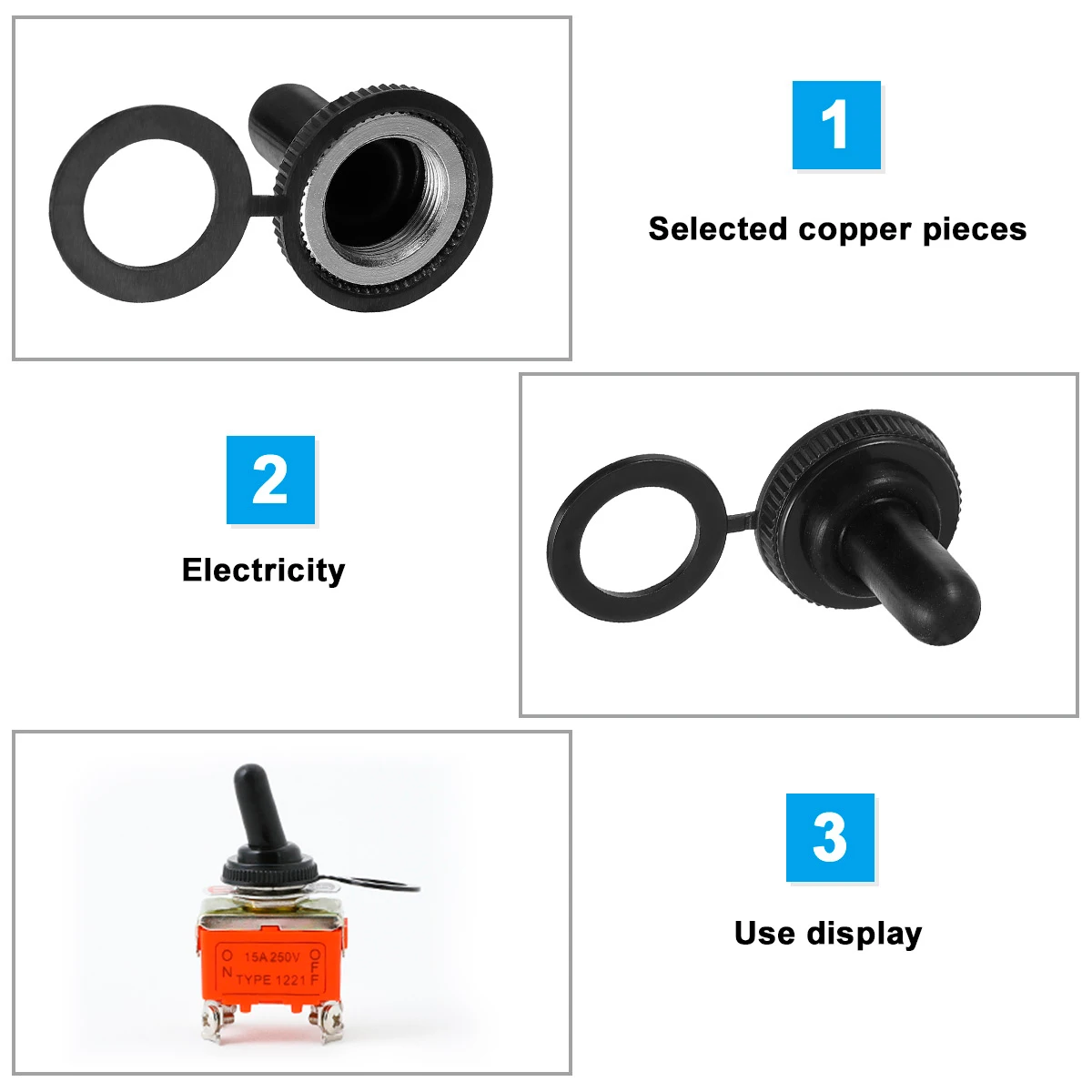 20pcs Waterproof Dustproof Toggle Switch Fits Most Switches Protects Moisture Dust Extends Lifespan Easy Install
20pcs Waterproof Dustproof Toggle Switch Fits Most Switches Protects Moisture Dust Extends Lifespan Easy Install