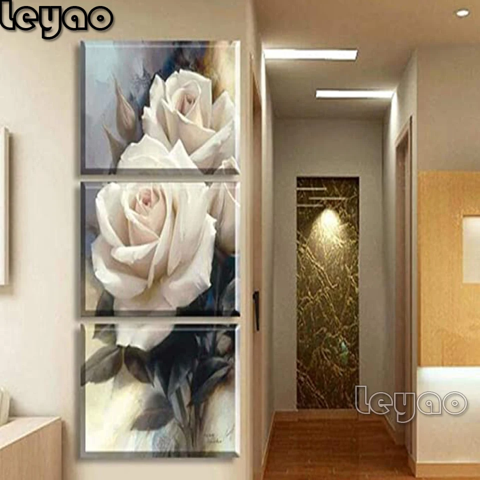 Diamond Embroidery 3 Pieces Luxury Rose Flowers Paintings for Living Room Home Decor,5D Diy Diamond Painting,full square/round,
Diamond Embroidery 3 Pieces Luxury Rose Flowers Paintings for Living Room Home Decor,5D Diy Diamond Painting,full square/round,