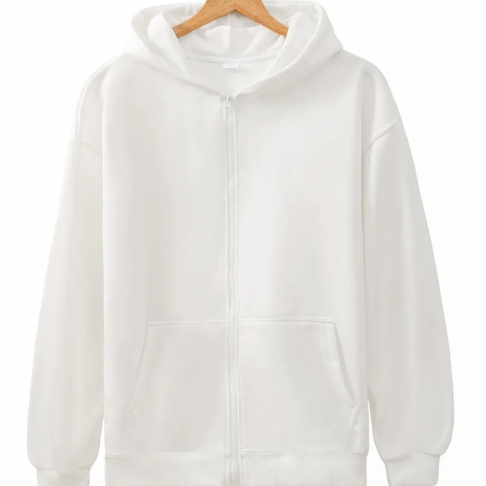 European Casual Shoulder Hooded Zipper Sweatshirt Solid Color Heavyweight Fashion Loose Jacket Men's and Women's Cardigans
European Casual Shoulder Hooded Zipper Sweatshirt Solid Color Heavyweight Fashion Loose Jacket Men's and Women's Cardigans