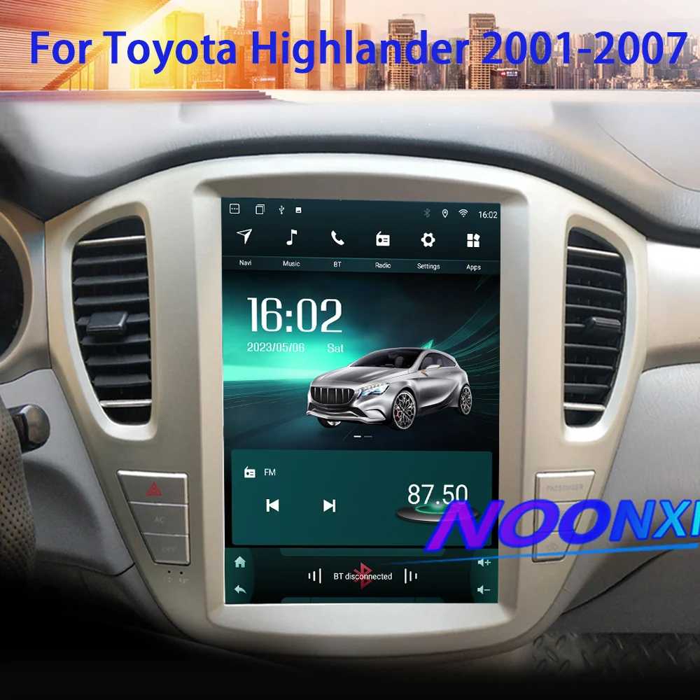 Автомобильный радиоприемник с экраном 12,1 дюймов Android 13 Тесла для Toyota Highlander 2001-2007 Kliger 2003 GPS Авторадио мультимедийный видеоплеер Carplay
Автомобильный радиоприемник с экраном 12,1 дюймов Android 13 Тесла для Toyota Highlander 2001-2007 Kliger 2003 GPS Авторадио мультимедийный видеоплеер Carplay