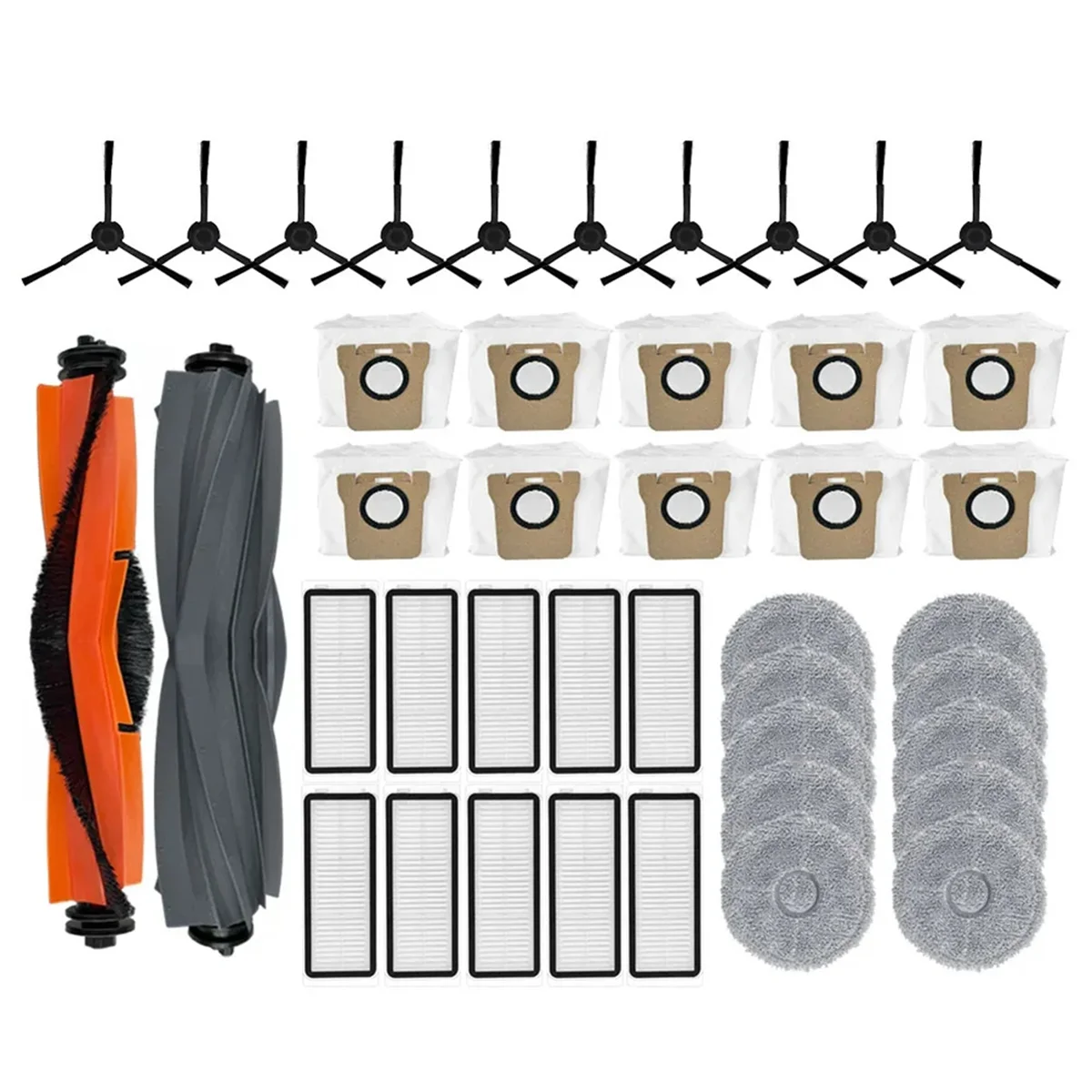 For Bot L20 Ultra / L20 Ultra Complete Vacuum Parts Main Side Brush Hepa Filter Mop Cloth Rag Dust Bag
For Bot L20 Ultra / L20 Ultra Complete Vacuum Parts Main Side Brush Hepa Filter Mop Cloth Rag Dust Bag