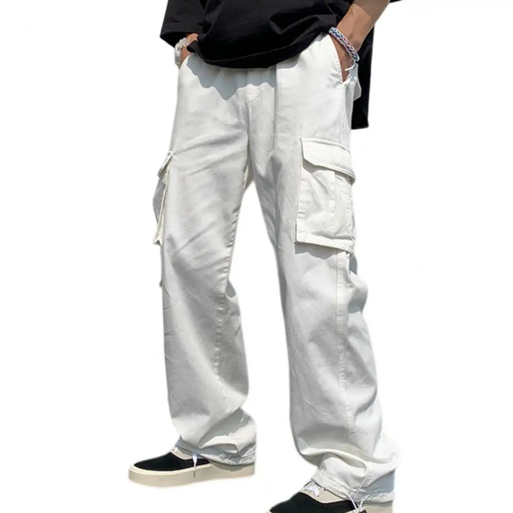 Black/white Casual Pants Men's Fashion Loose Straight Wide Leg Pants Men Streetwear Hip-hop Pocket Cargo Pants Mens Trousers
Black/white Casual Pants Men's Fashion Loose Straight Wide Leg Pants Men Streetwear Hip-hop Pocket Cargo Pants Mens Trousers