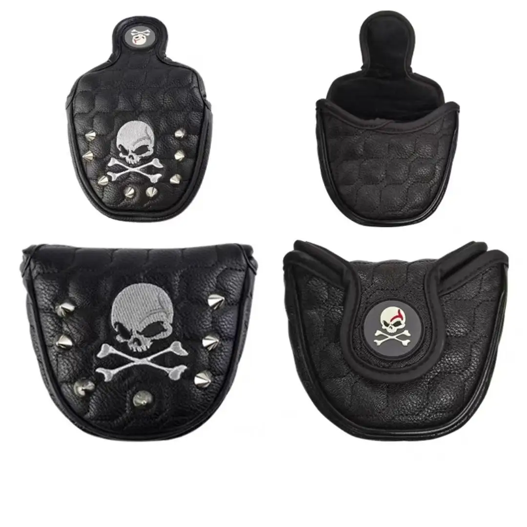 Golf club coverPU waterproof fabric GOLF half round putter cover Skull rivets club headr protector simple personalized wood cove
Golf club coverPU waterproof fabric GOLF half round putter cover Skull rivets club headr protector simple personalized wood cove