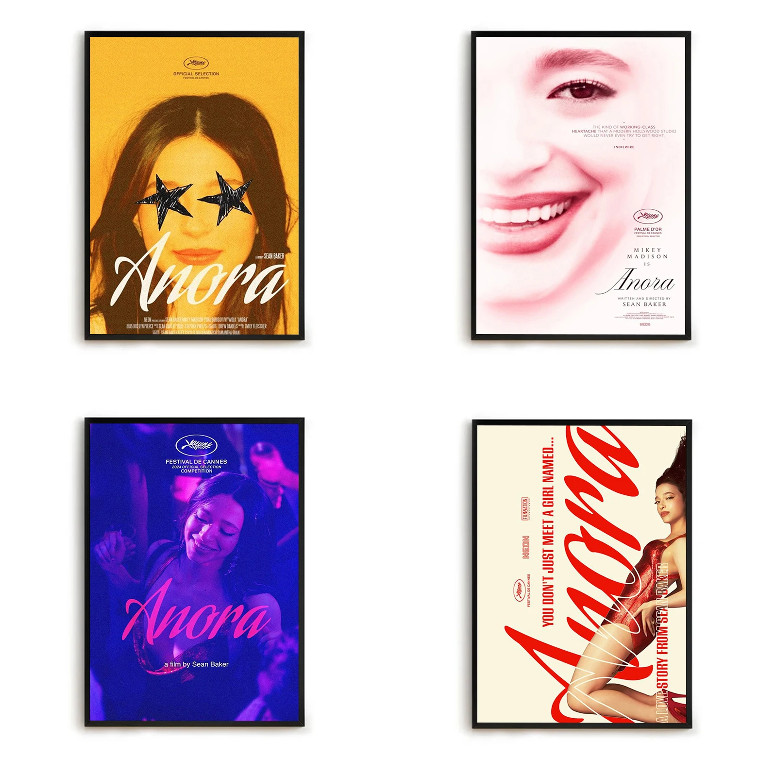 Aesthetic Love Movie ANORA Poster HD art wall waterproof home living room bedroom coffee house bar room wall decoration
Aesthetic Love Movie ANORA Poster HD art wall waterproof home living room bedroom coffee house bar room wall decoration