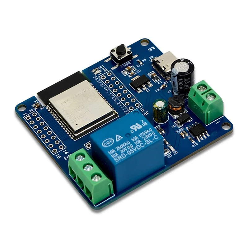 FULL-ESP32-C6 Одиночный релейный модуль DC5-60V Поддержка материала Wi-Fi6 Bluetooth 5.3 Zigbee3.0 Thread1.3 для устройств умного дома 
FULL-ESP32-C6 Одиночный релейный модуль DC5-60V Поддержка материала Wi-Fi6 Bluetooth 5.3 Zigbee3.0 Thread1.3 для устройств умного дома