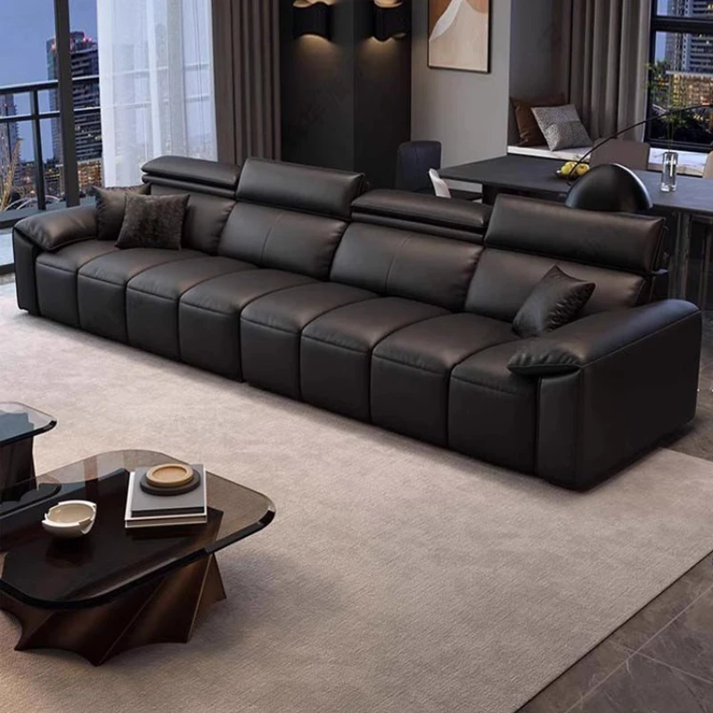 Aesthetic Black Living Room Sofas Real Designer Modern Lazy Lounge Sofa Leather Luxury Soft Woonkamerbanken Furniture For Home
Aesthetic Black Living Room Sofas Real Designer Modern Lazy Lounge Sofa Leather Luxury Soft Woonkamerbanken Furniture For Home