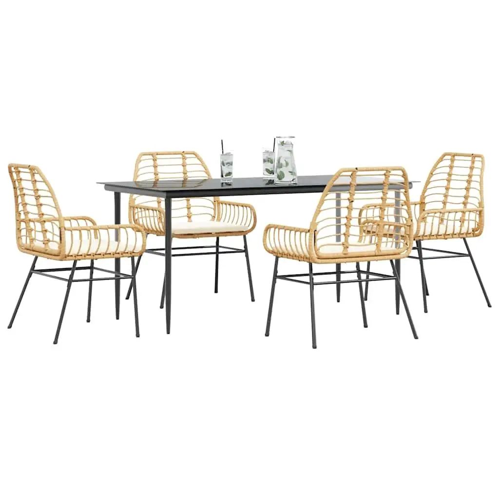 Elegant Outdoor Dining Set Brown Black Cream White Garden Furniture Stylish Patio Table and Chairs for Stylish Gatherings
Elegant Outdoor Dining Set Brown Black Cream White Garden Furniture Stylish Patio Table and Chairs for Stylish Gatherings