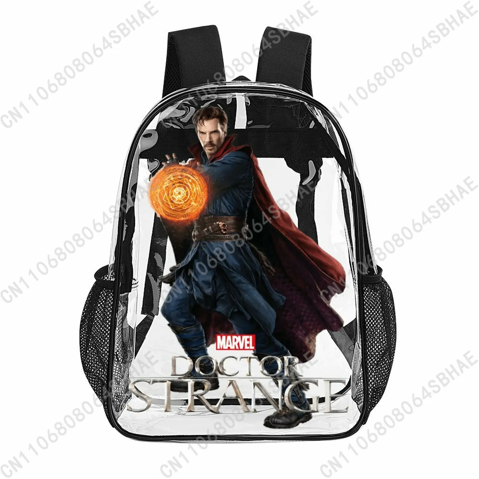 Модный прозрачный рюкзак Marvel Doctor Strange 17 дюймов для мужчин, женщин и подростков, персонализированная прозрачная сумка из ПВХ, подарки для косплея
Модный прозрачный рюкзак Marvel Doctor Strange 17 дюймов для мужчин, женщин и подростков, персонализированная прозрачная сумка из ПВХ, подарки для косплея
