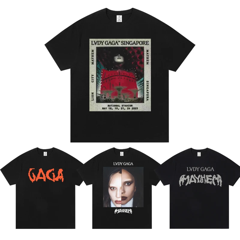 2025 Lady Gaga Singapore Concert Tickets Support Peripheral Clothes with The Same Short-sleeved T-shirt Pure Cotton
2025 Lady Gaga Singapore Concert Tickets Support Peripheral Clothes with The Same Short-sleeved T-shirt Pure Cotton