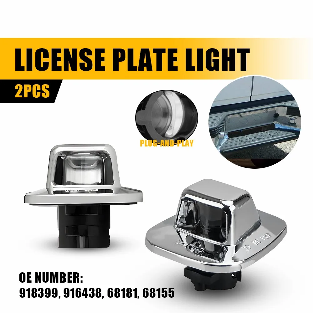 2Pcs Tag Light License Number Plate Lamp Housing Fit for Chevy GMC C1500 C2500 C3500
2Pcs Tag Light License Number Plate Lamp Housing Fit for Chevy GMC C1500 C2500 C3500