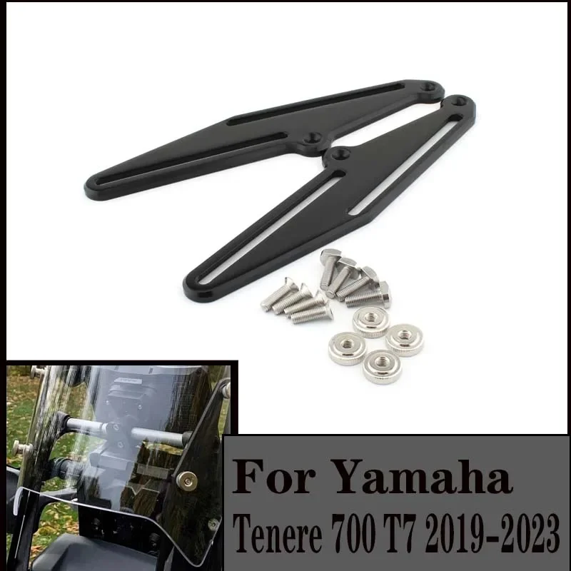 TENERE 700 Motorcycle Windscreen Adjusters Windshield Bracket For Yamaha Tenere 700 T7 Rally XTZ 700 XT700Z 2019-2023 2022 2021
TENERE 700 Motorcycle Windscreen Adjusters Windshield Bracket For Yamaha Tenere 700 T7 Rally XTZ 700 XT700Z 2019-2023 2022 2021