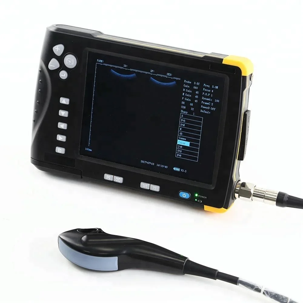 PRUS-C6600V Pet Ultrasound Scanner Handheld Palmtop Veterinary Use with Water Resistant Function for Animal Care
PRUS-C6600V Pet Ultrasound Scanner Handheld Palmtop Veterinary Use with Water Resistant Function for Animal Care