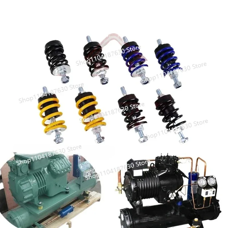 Refrigeration Semi-hermetic Compressor Head Equipment Vibration Avoidance and Shock Absorption Foot Pad Spring Rubber Pad
Refrigeration Semi-hermetic Compressor Head Equipment Vibration Avoidance and Shock Absorption Foot Pad Spring Rubber Pad