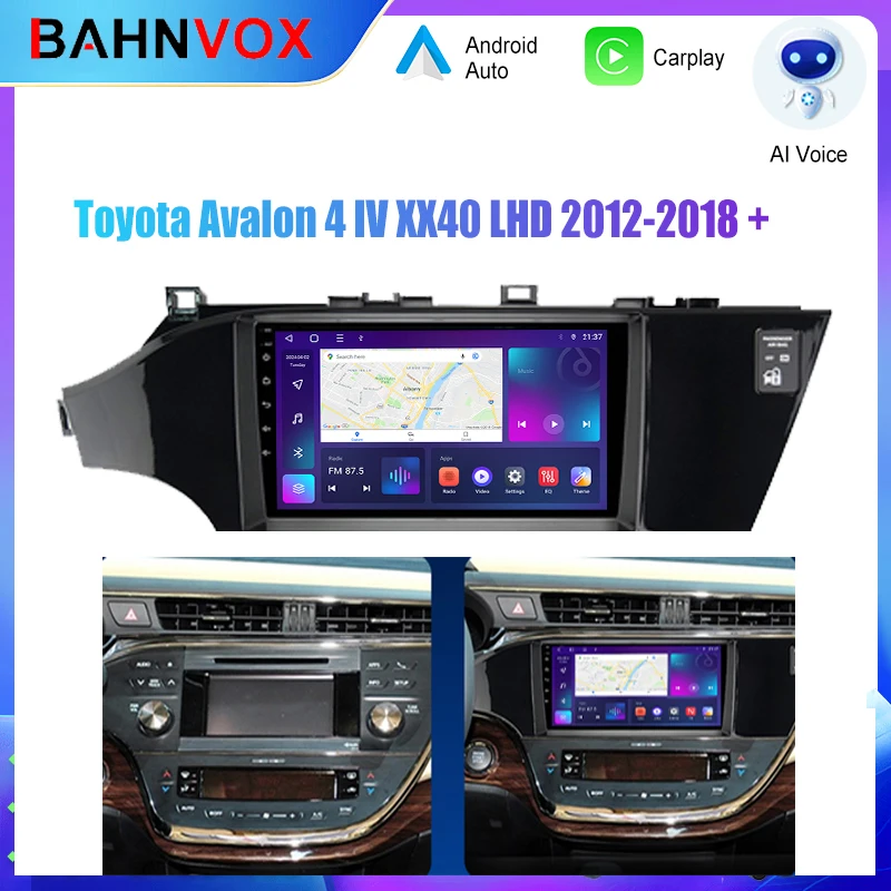 Bahnvox 9" Android Car Radio for Toyota Avalon 4 IV XX40 LH Multimedia Video Player 4G Carplay Navigation GPS Stereo 2din
Bahnvox 9" Android Car Radio for Toyota Avalon 4 IV XX40 LH Multimedia Video Player 4G Carplay Navigation GPS Stereo 2din