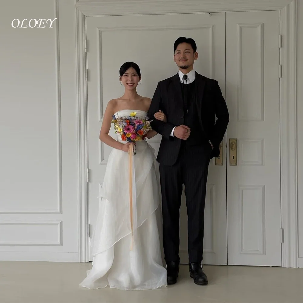 BOMP Fairy Silk Organza Wedding Dresses Korean Customized Strapless A Line Elegant Wedding Snap Dresses Reception Dresses 2026
BOMP Fairy Silk Organza Wedding Dresses Korean Customized Strapless A Line Elegant Wedding Snap Dresses Reception Dresses 2026