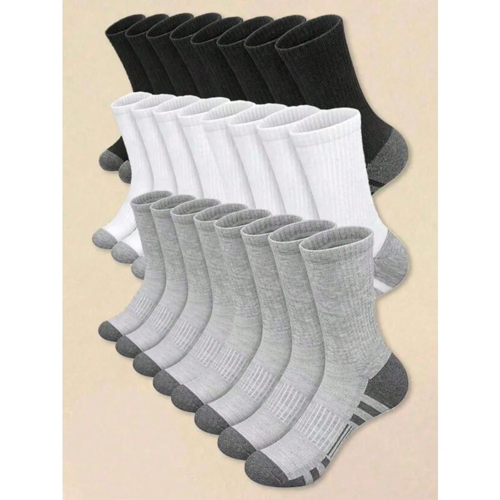 60pcs/50pcs Comfortable Sports Tennis Socks For Men, Suitable For Outdoor And Casual Wear, All Season, White Antibacterial Odor-Resistant Moisture-Wicking Athletic Socks, Thick And Comfortable For Daily Wear, Unisex Casual Socks, Cute Socks, Girls Socks,
60pcs/50pcs Comfortable Sports Tennis Socks For Men, Suitable For Outdoor And Casual Wear, All Season, White Antibacterial Odor-Resistant Moisture-Wicking Athletic Socks, Thick And Comfortable For Daily Wear, Unisex Casual Socks, Cute Socks, Girls Socks,
