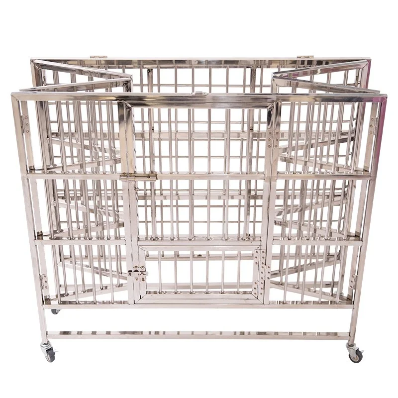Chinese Cage Supplier Stainless Steel Square Tube Animal Cages Dog Cat Pet Cages for Sale
Chinese Cage Supplier Stainless Steel Square Tube Animal Cages Dog Cat Pet Cages for Sale