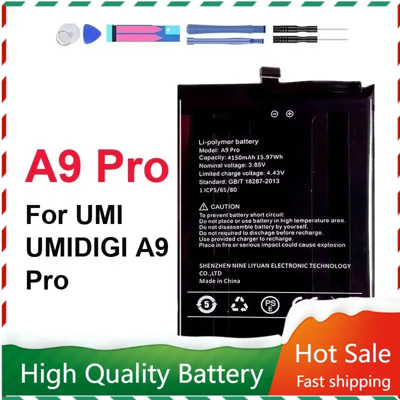 Аккумулятор 4150 мАч A 9 PRO для UMI Umidigi A9 PRO A9PRO, высококачественные аккумуляторы для мобильных телефонов + инструменты на складе, гарантия
Аккумулятор 4150 мАч A 9 PRO для UMI Umidigi A9 PRO A9PRO, высококачественные аккумуляторы для мобильных телефонов + инструменты на складе, гарантия