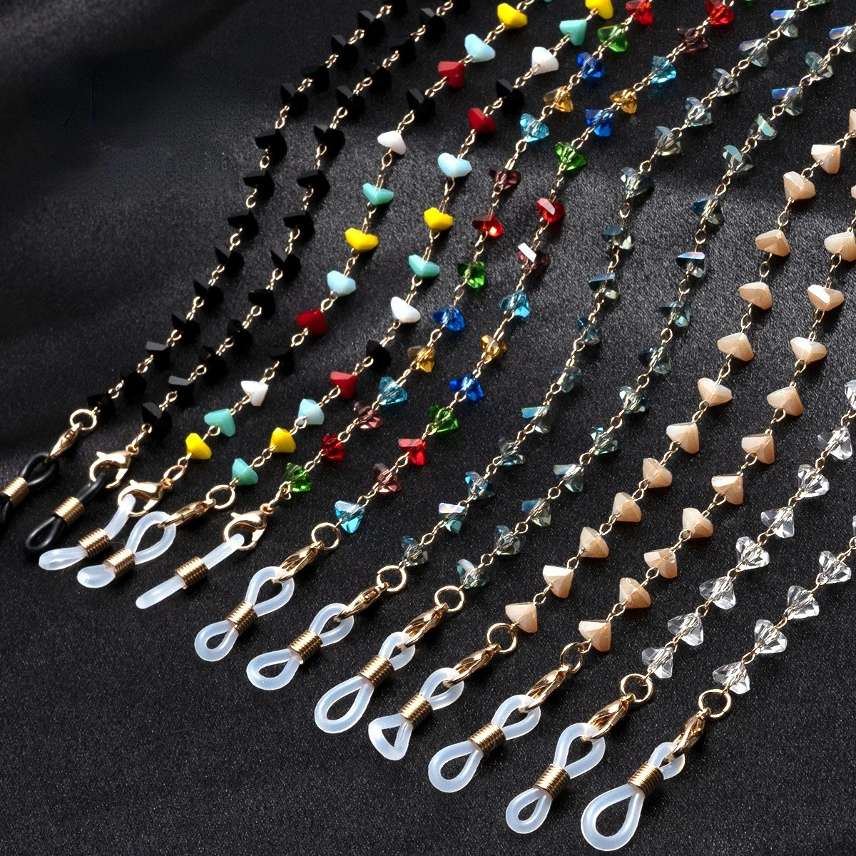 Crystal Beads Anti Loss Pendant Sunglasses Lanyard Glasses Chain for Women Beaded Eyeglasses Strap
Crystal Beads Anti Loss Pendant Sunglasses Lanyard Glasses Chain for Women Beaded Eyeglasses Strap