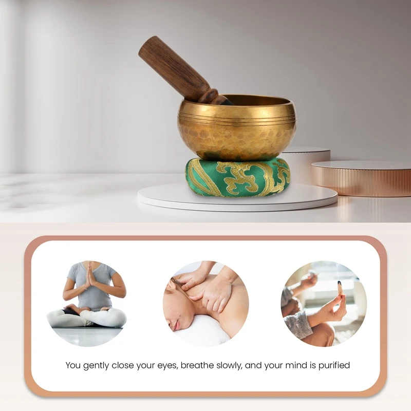 Nepal Handmade Copper Tibetan Bowl Yoga Meditation Chanting and Buddhist Music Bowl
Nepal Handmade Copper Tibetan Bowl Yoga Meditation Chanting and Buddhist Music Bowl