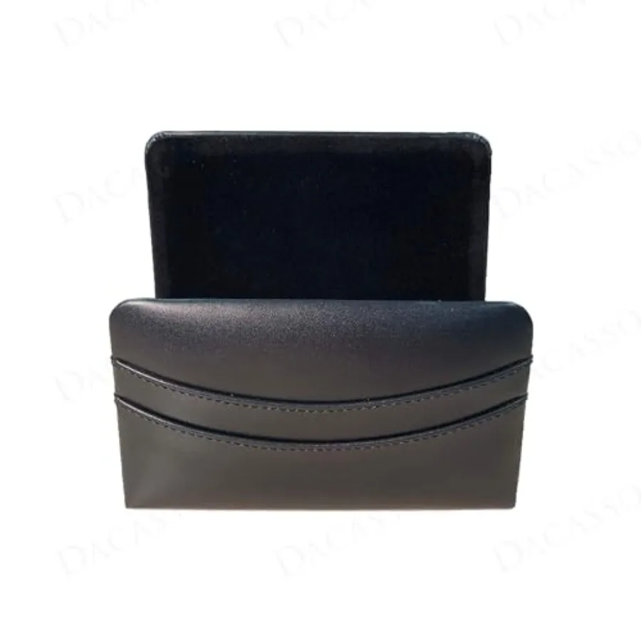 Classic Black Leather Luxury Letter/Envelope Holder for Desk - Executive Decor and Office Organization Essential
Classic Black Leather Luxury Letter/Envelope Holder for Desk - Executive Decor and Office Organization Essential