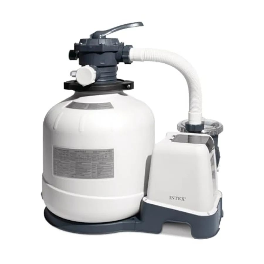 3000 GPH Krystal Clear Sand Filter Pump for Above Ground Pools Swimming Pool Pump with Automatic Timer - Improved Circulation F
3000 GPH Krystal Clear Sand Filter Pump for Above Ground Pools Swimming Pool Pump with Automatic Timer - Improved Circulation F