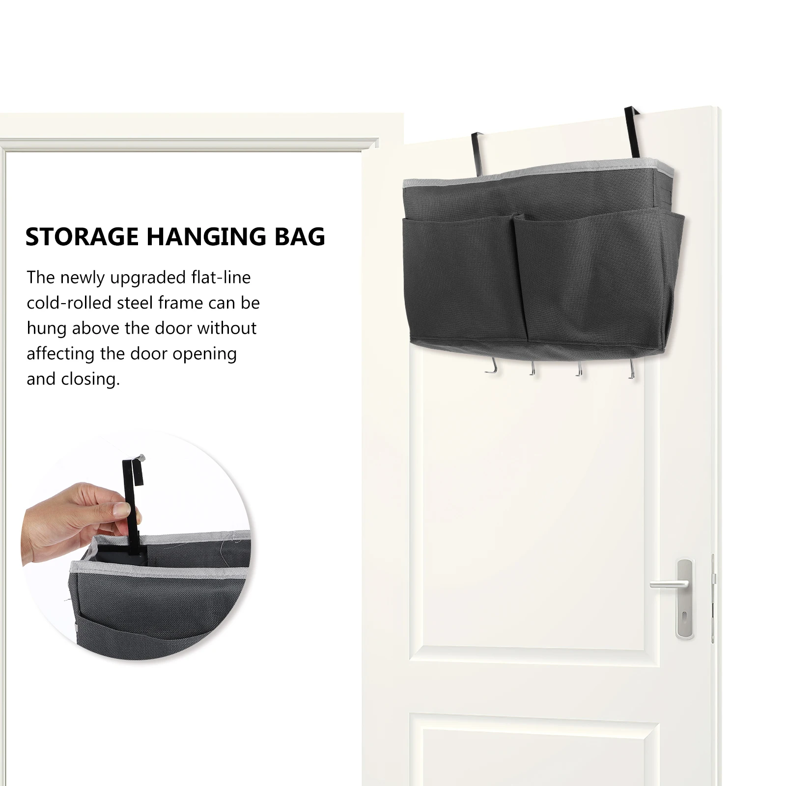 Waterproof Hanging Storage Bag Oxford Cloth Organizer Thickened Multifunctional Door Hook Pouch for Dorm Bathroom Living Room
Waterproof Hanging Storage Bag Oxford Cloth Organizer Thickened Multifunctional Door Hook Pouch for Dorm Bathroom Living Room