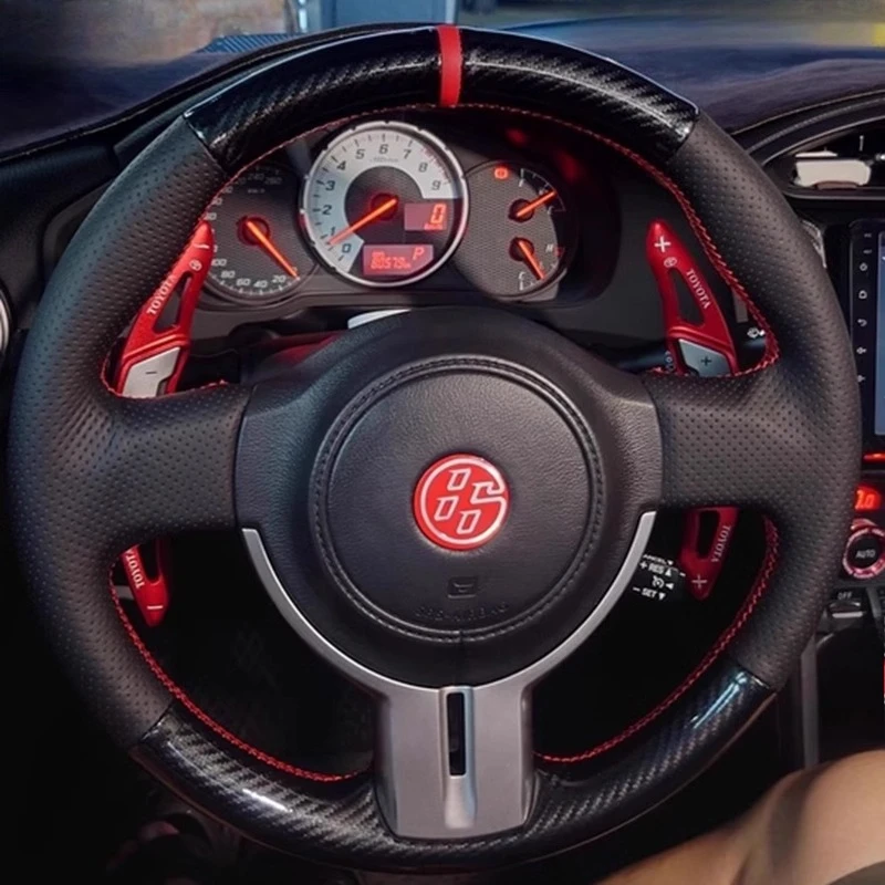 For Subaru BRZ 2012-2015 Toyota 86 2012 -2015 Hand Stitched carbon fibre Genuine Leather non-slip Car Steering Wheel Cover
For Subaru BRZ 2012-2015 Toyota 86 2012 -2015 Hand Stitched carbon fibre Genuine Leather non-slip Car Steering Wheel Cover