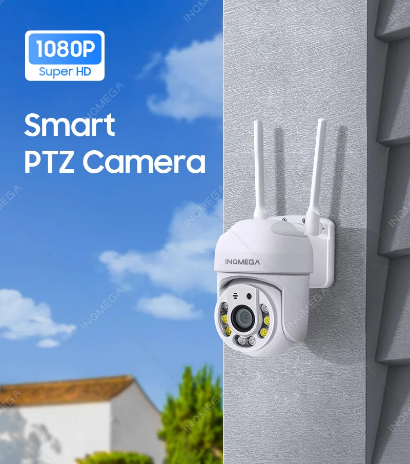 2MP 1080P 1inch Full Color Night Vision Wireless PTZ IP Dome Camera AI Humanoid Detection Home Security CCTV Monitor
2MP 1080P 1inch Full Color Night Vision Wireless PTZ IP Dome Camera AI Humanoid Detection Home Security CCTV Monitor