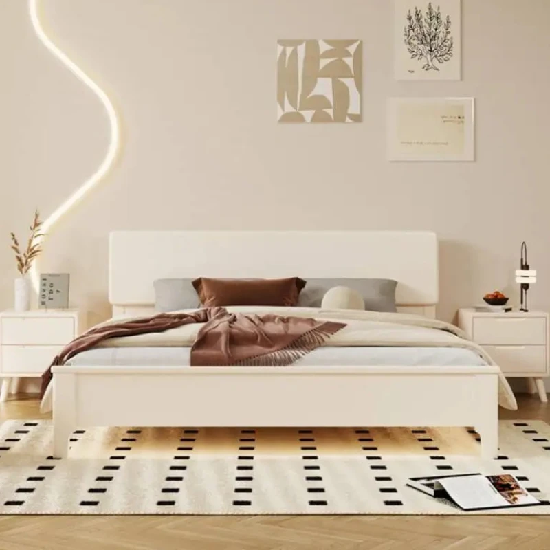 Wood Simple Double Bed Frame Tall Headboard Modern Twin Bed Frame Queen Size Under Storage Nightstands Cama De Casal Furniture
Wood Simple Double Bed Frame Tall Headboard Modern Twin Bed Frame Queen Size Under Storage Nightstands Cama De Casal Furniture