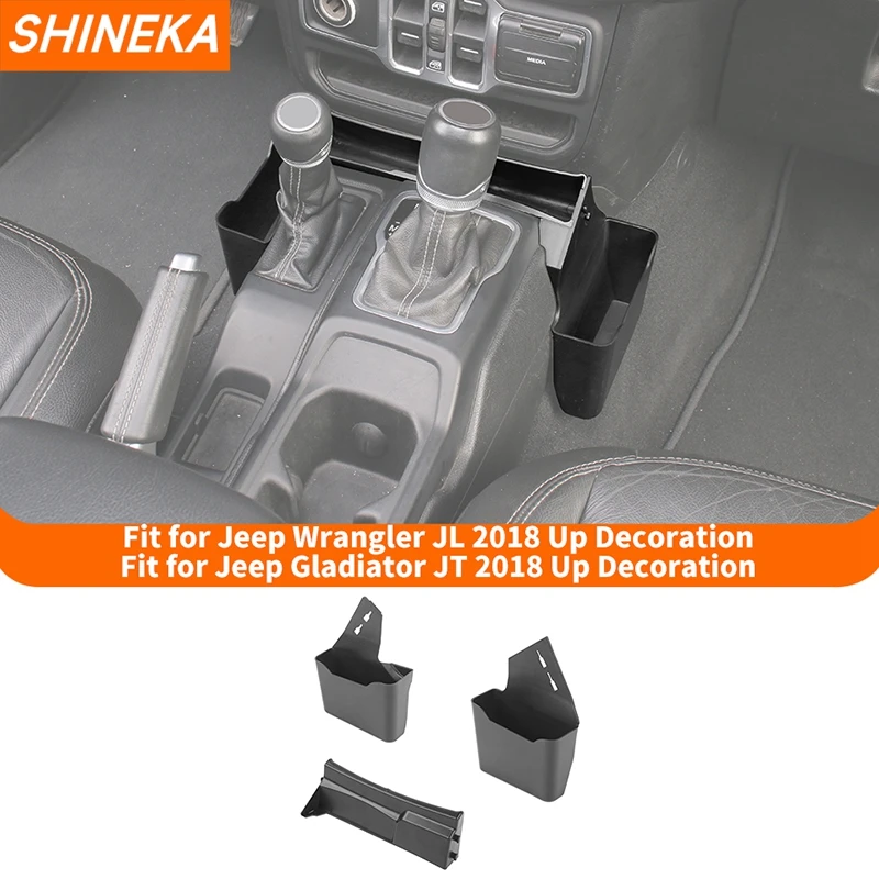 SHINEKA Stowing Tidying for Jeep Wrangler JL Gladiator JT 2018 Up Car Gear Shift Storage Box Organizer Tray Accessories Black
SHINEKA Stowing Tidying for Jeep Wrangler JL Gladiator JT 2018 Up Car Gear Shift Storage Box Organizer Tray Accessories Black