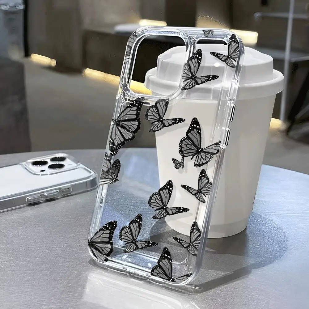 Butterfly pattern transparent phone case,suitable for iPhone 16, 16Pro, 16Pro Max, 16Plus to 11, 12, 13, 14, 15 series
Butterfly pattern transparent phone case,suitable for iPhone 16, 16Pro, 16Pro Max, 16Plus to 11, 12, 13, 14, 15 series