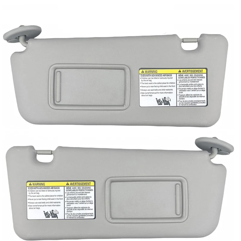 Pair Sun Visor Fit for 2004-2005 Toyota RAV4 Replace 74320-42420-B0 left/right Panel With Makeup Mirror Sunshi
Pair Sun Visor Fit for 2004-2005 Toyota RAV4 Replace 74320-42420-B0 left/right Panel With Makeup Mirror Sunshi