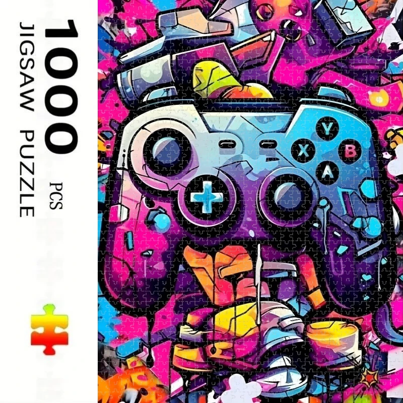 Large Size Jigsaw Puzzle 500/1000/1200/2000 Pcs Colorful Game Console Design Jigsaw Puzzles for Adults Stress Relief Toys Gift
Large Size Jigsaw Puzzle 500/1000/1200/2000 Pcs Colorful Game Console Design Jigsaw Puzzles for Adults Stress Relief Toys Gift