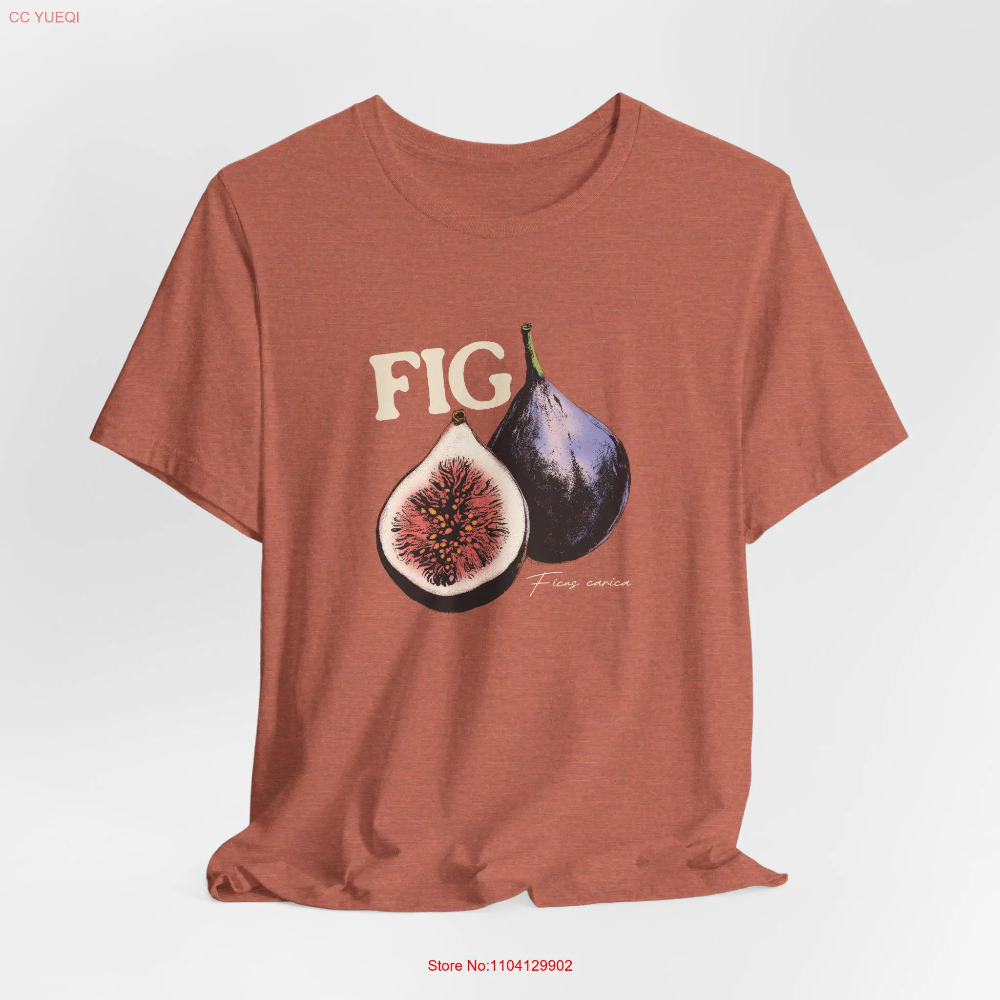 Fig T Shirt Fruit Lovers Botanical Foodie Vintage Style for her long or short sleeves
Fig T Shirt Fruit Lovers Botanical Foodie Vintage Style for her long or short sleeves