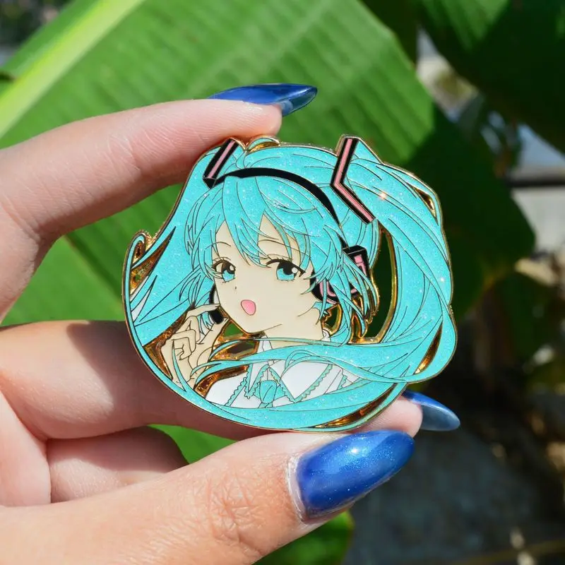 Miku Enamel Pins Beautiful Girl Pins For Backpack Anime Metal Badge Clothing Collar Brooch For Women Itabag Decoration, Toys
Miku Enamel Pins Beautiful Girl Pins For Backpack Anime Metal Badge Clothing Collar Brooch For Women Itabag Decoration, Toys