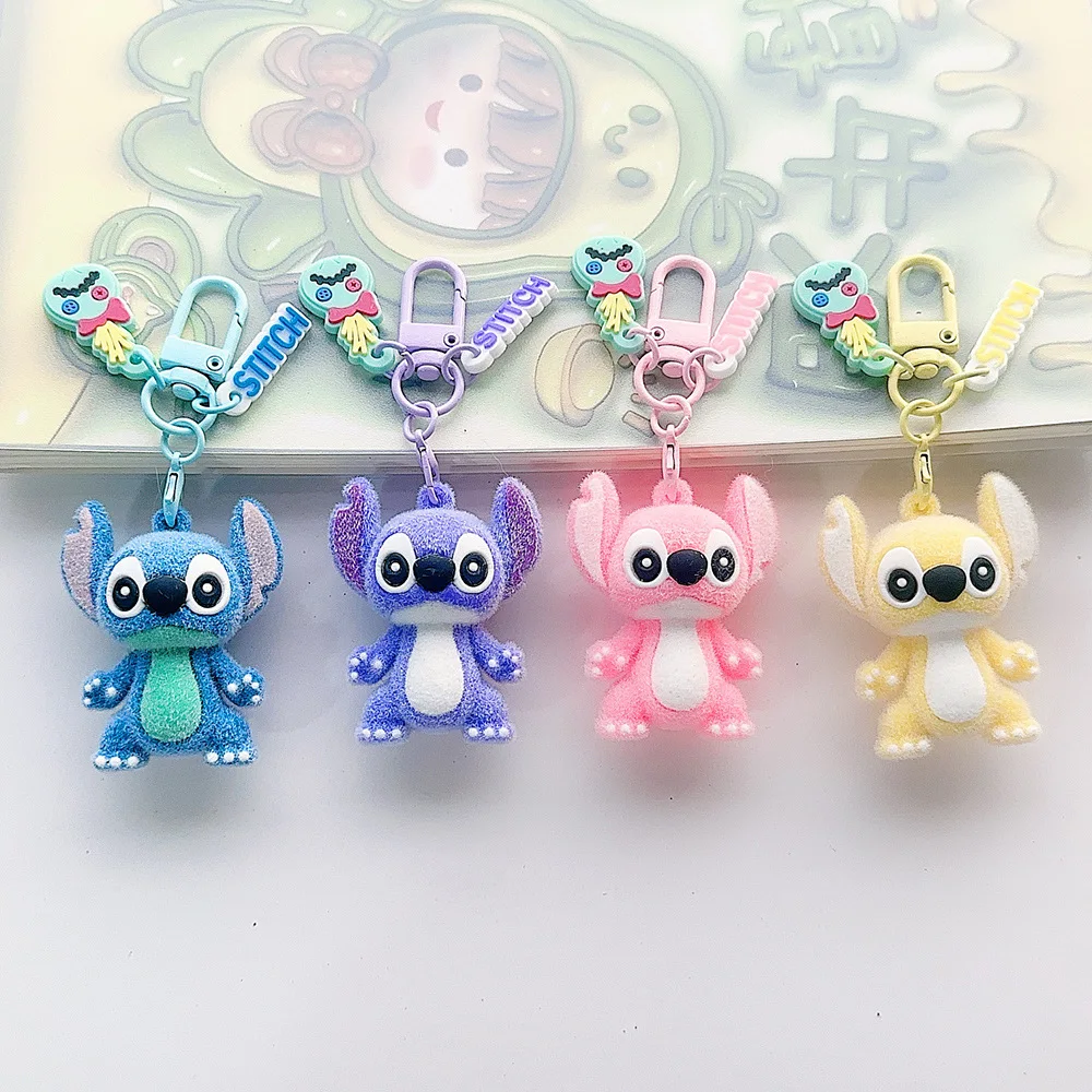1/4Pcs New Stitch Keychain Cartoon Three-dimensional Doll Schoolbag Pendant Couple Car Key Chain Women and Men Gifts
1/4Pcs New Stitch Keychain Cartoon Three-dimensional Doll Schoolbag Pendant Couple Car Key Chain Women and Men Gifts